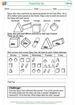 Mathematics - Third Grade - Worksheet: Parcel Pick Up