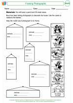 Mathematics - Second Grade - Worksheet: Framing Photographs