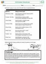 Mathematics - Fifth Grade - Activity Lesson: Archimedes’ Adventures