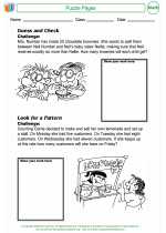 Mathematics - Third Grade - Activity Lesson: Puzzle Pages