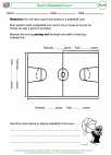 Mathematics - Second Grade - Measurement - Worksheet: Buzz's Basketball Court