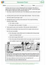 Mathematics - Fourth Grade - Activity Lesson: Newspaper Route