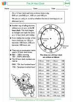 Mathematics - Fourth Grade - Activity Lesson: The 24 Hour Clock