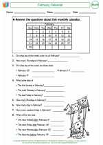 Mathematics - Fourth Grade - Activity Lesson: February Calendar