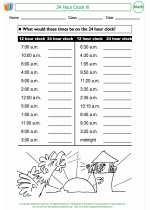 Mathematics - Fourth Grade - Activity Lesson: The 24 Hour Clock
