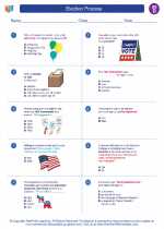 Social Studies - Fourth Grade - Worksheet: Election Process