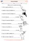English Language Arts - Fourth Grade - Analogies - Worksheet: Animal Analogies