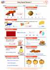 English Language Arts - First Grade - Beginning Sounds - Worksheet: Daily Spiral Review 1