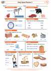 English Language Arts - First Grade - Ending Sounds - Worksheet: Daily Spiral Review 3