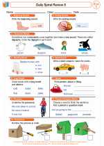 English Language Arts - First Grade - Worksheet: Daily Spiral Review 8