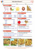 English Language Arts - Second Grade - Worksheet: Daily Spiral Review 5