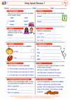 English Language Arts - Second Grade - Proper Nouns - Worksheet: Daily Spiral Review 7