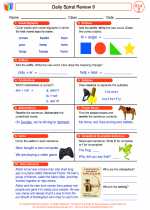 English Language Arts - Second Grade - Worksheet: Daily Spiral Review 9