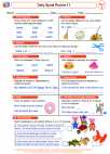 English Language Arts - Second Grade - Suffixes - Worksheet: Daily Spiral Review 11