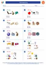 English Language Arts - First Grade - Worksheet: Alphabetizing