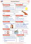 English Language Arts - Third Grade - Sequential Order - Worksheet: Daily Spiral Review 7