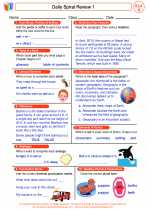 English Language Arts - Fourth Grade - Worksheet: Daily Spiral Review 1