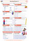 English Language Arts - Second Grade - Suffixes - Worksheet: Daily Spiral Review 13