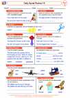 English Language Arts - Third Grade - Combining Sentences - Worksheet: Daily Spiral Review 19