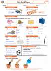 English Language Arts - First Grade - Consonant Blends and Digraphs - Worksheet: Daily Spiral Review 14