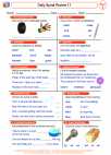 English Language Arts - Third Grade - Sequential Order - Worksheet: Daily Spiral Review 17