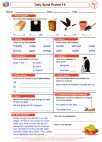 English Language Arts - Second Grade - Verbs - Worksheet: Daily Spiral Review 18