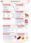 English Language Arts - Third Grade - Double Negatives and Homophones - Worksheet: Daily Spiral Review 18