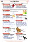 English Language Arts - Third Grade - Synonyms - Worksheet: Daily Spiral Review 21