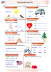 English Language Arts - First Grade - Pronouns - Worksheet: Daily Spiral Review 20