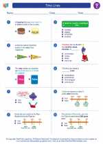 Social Studies - Third Grade - Worksheet: Time Lines