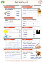 English Language Arts - Second Grade - Worksheet: Daily Spiral Review 3
