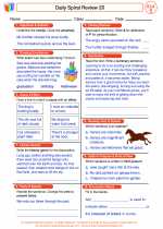 English Language Arts - Fifth Grade - Worksheet: Daily Spiral Review 20