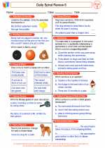 English Language Arts - Fifth Grade - Worksheet: Daily Spiral Review 6