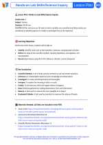 Science - Third Grade - Lesson plan: Hands-On Lab Skills / Science Inquiry - Bundle