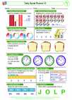 Mathematics - Second Grade - Worksheet: Daily Spiral Review 15, Grade 2