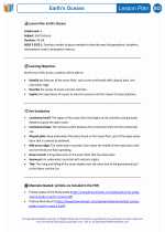 Science - Fifth Grade - Lesson plan: Earth's Oceans - Bundle