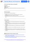 Science - Fifth Grade - Lesson Plan: Elements, Mixtures, and Compounds