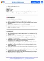 Science - Sixth Grade - Lesson plan: Birds and Mammals - Bundle