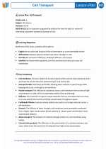 Science - Sixth Grade - Lesson plan: Cell Transport - Bundle