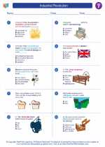 Social Studies - Sixth Grade - Worksheet: Industrial Revolution