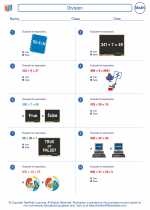 Mathematics - Fifth Grade - Worksheet: Division