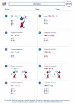 Mathematics - Fifth Grade - Worksheet: Division