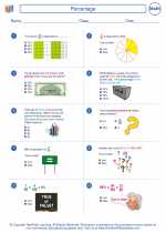 Mathematics - Sixth Grade - Worksheet: Percentage