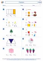 fractions first grade math worksheets and answer keys study guides and vocabulary sets