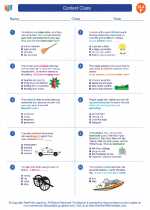 English Language Arts - Sixth Grade - Worksheet: Context Clues