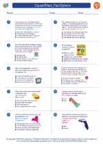 English Language Arts - Sixth Grade - Worksheet: Cause/Effect, Fact/Opinion