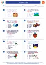 English Language Arts - Third Grade - Worksheet: Context Clues
