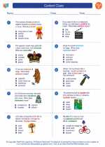 English Language Arts - Third Grade - Worksheet: Context Clues