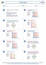 Coordinates. Mathematics Worksheets and Study Guides Fourth Grade.