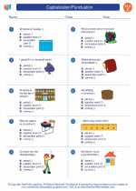 English Language Arts - Third Grade - Worksheet: Capitalization/Punctuation